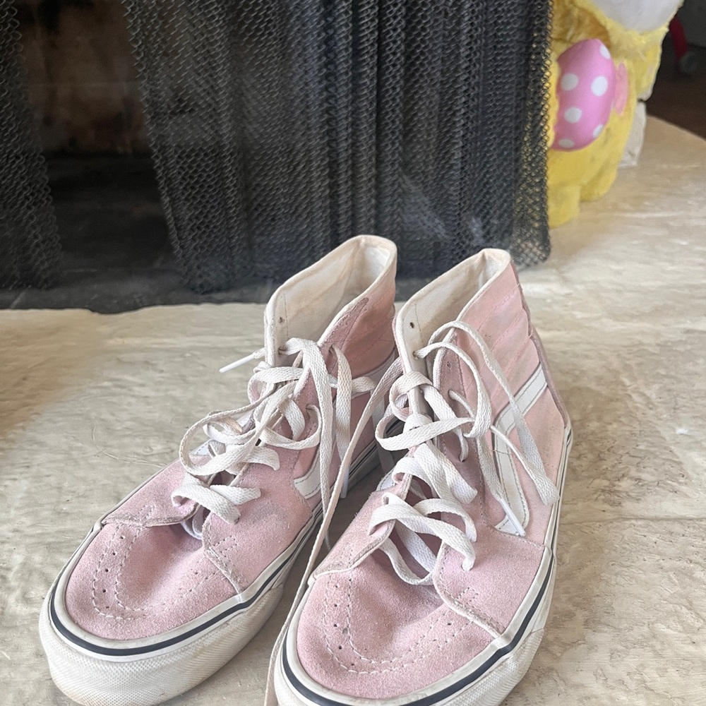 Vans Pink High-Top Sneakers